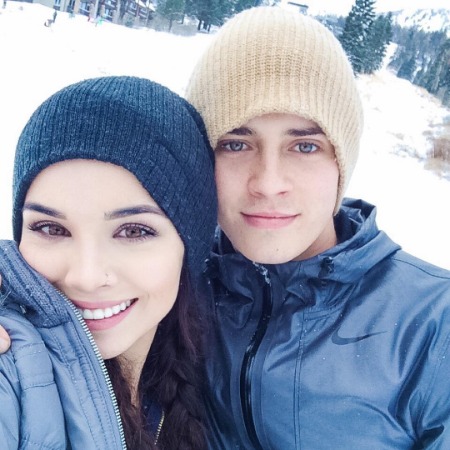 Angela Moreno with her husband Billy Unger.